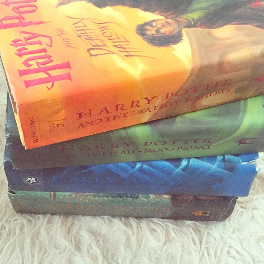 Harry Potter books 4-7